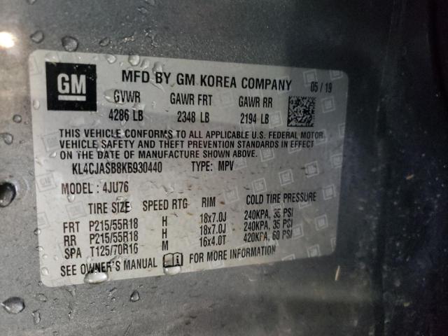 2019 BUICK ENCORE PRE - KL4CJASB8KB930440