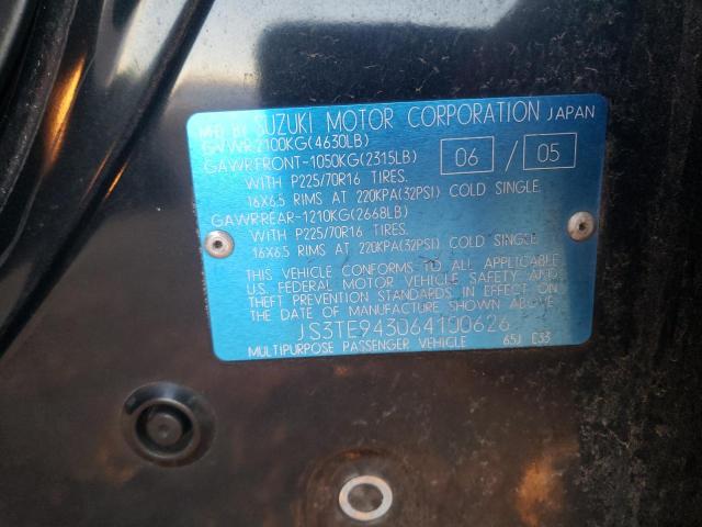 JS3TE943064100626 Suzuki Grand Vitara Premium