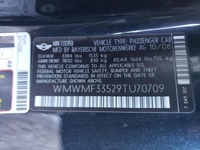 WMWMF33529TU70709 Mini Cooper