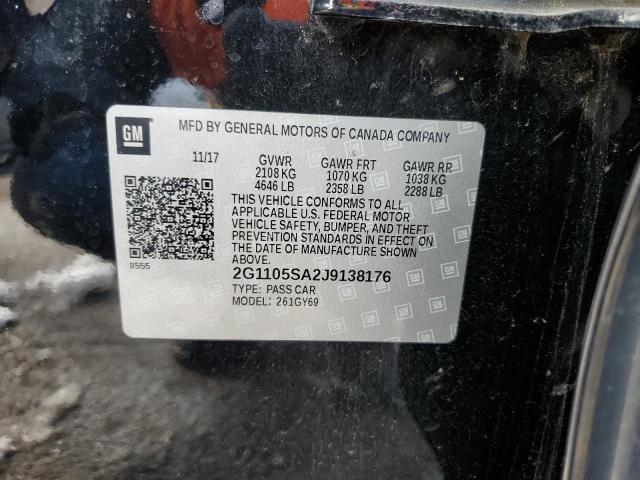 2018 CHEVROLET IMPALA LT - 2G1105SA2J9138176