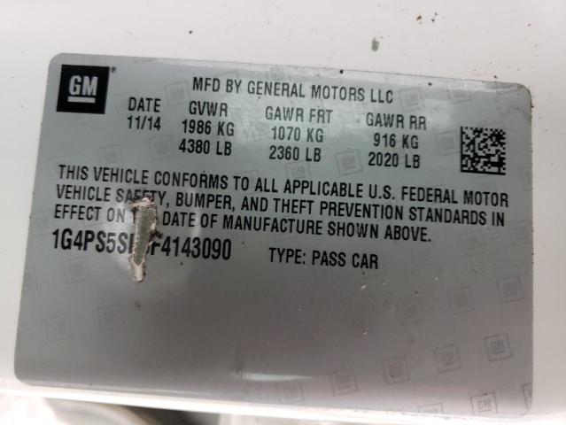 1G4PS5SK3F4143090 Buick Verano