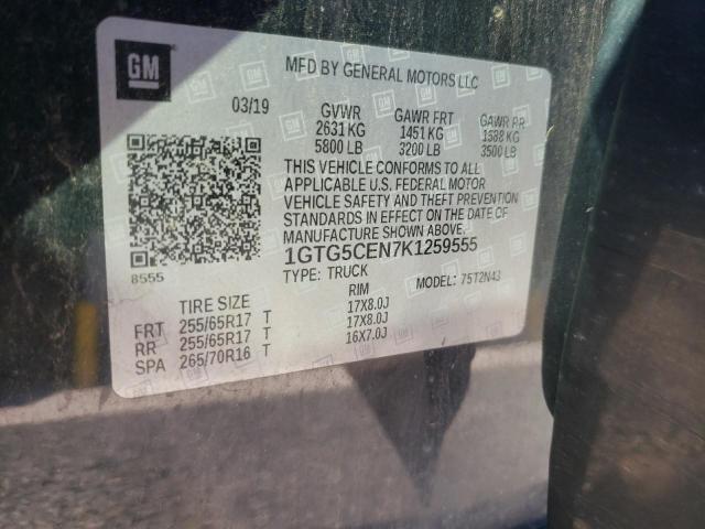 1GTG5CEN7K1259555 GMC Canyon