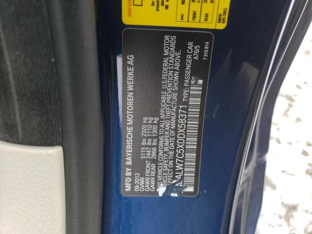 WBALW7C5XDDX58371 BMW 640 I