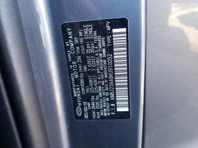 2019 HYUNDAI TUCSON SE - KM8J23A48KU910052