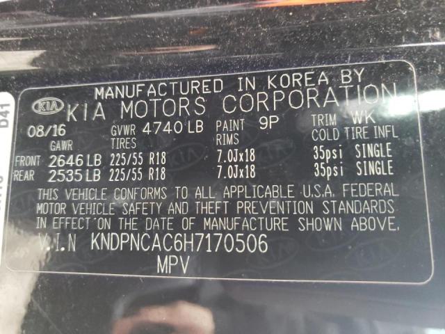 2017 KIA SPORTAGE E - KNDPNCAC6H7170506