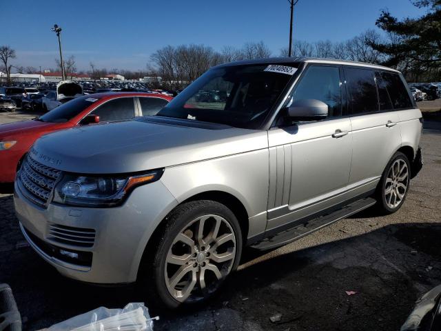 Salvage cars for sale at Lexington, KY auction: 2015 Land Rover Range Rover HSE