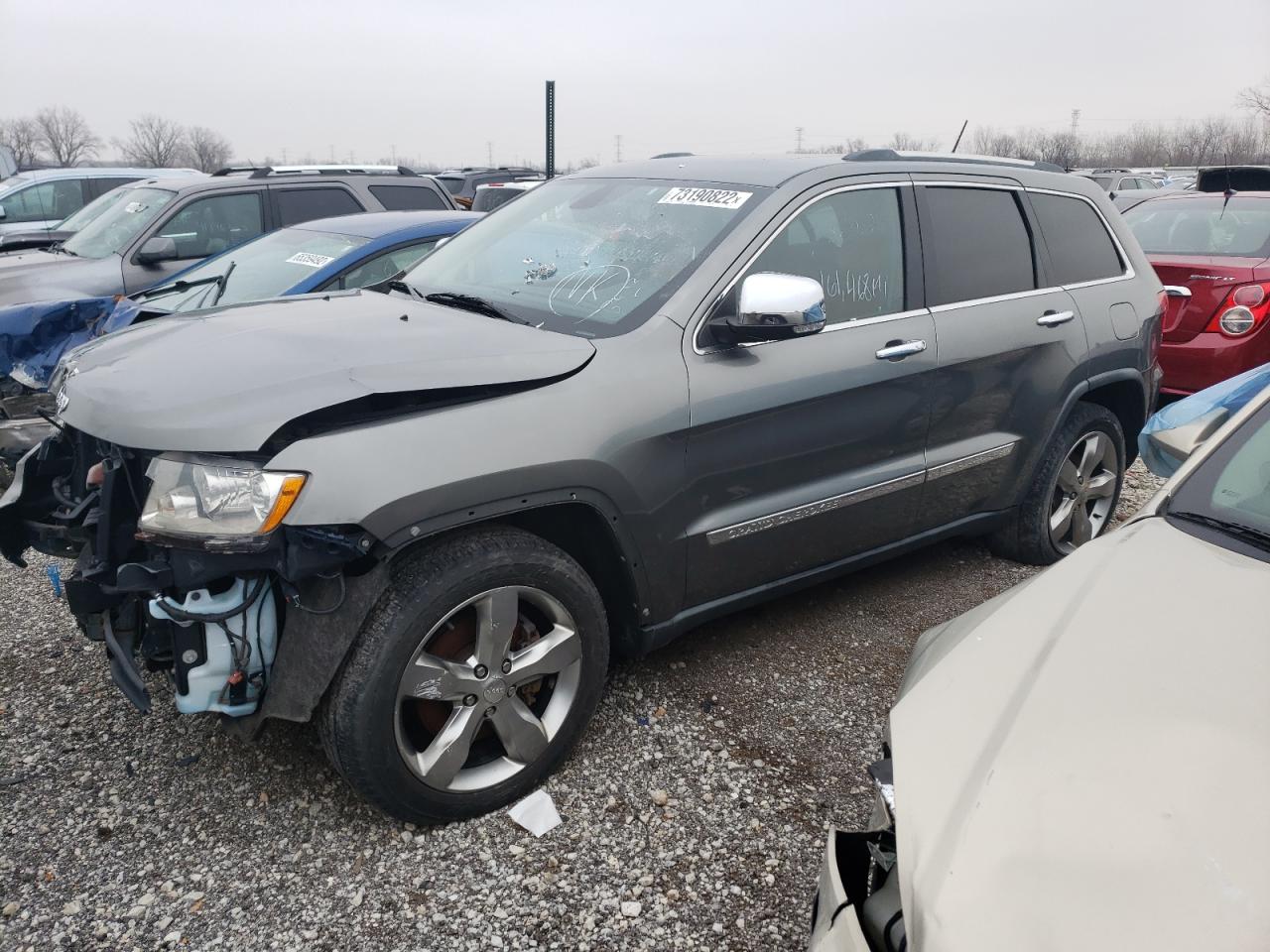 2012 Jeep Grand Cherokee Overland VIN: 1C4RJFCT4CC163766 Lot: 73190822