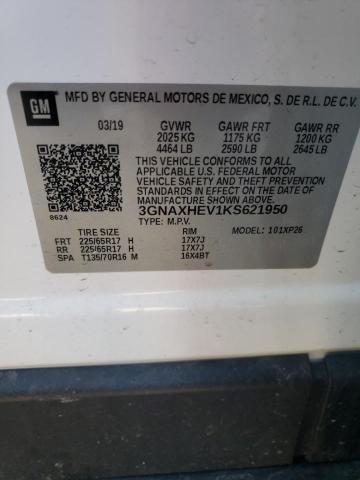 2019 CHEVROLET EQUINOX LS - 3GNAXHEV1KS621950