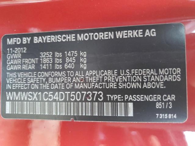 WMWSX1C54DT507373 Mini Cooper