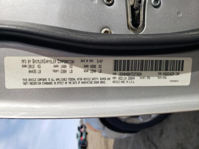 2007 DODGE CALIBER SXT VIN: 1B3HB48BX7D373920