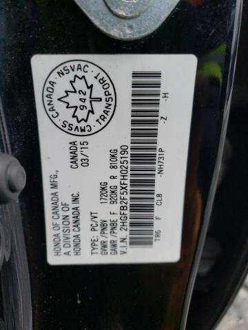 2015 HONDA CIVIC LX - 2HGFB2F5XFH025190
