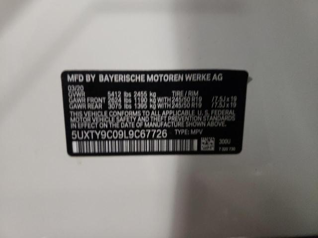 2020 BMW X3 XDRIVEM - 5UXTY9C09L9C67726
