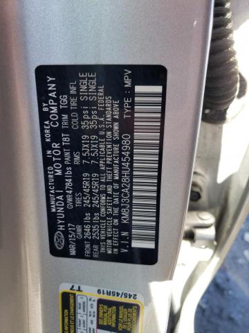 2017 HYUNDAI TUCSON LIM - KM8J3CA28HU454980