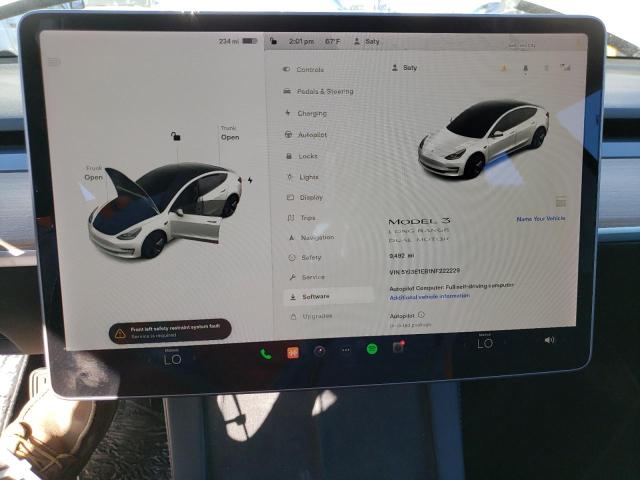 2022 TESLA MODEL 3 - 5YJ3E1EB1NF222229