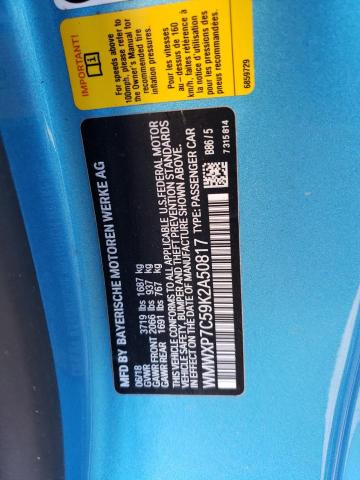 WMWXP7C59K2A50817 Mini Cooper