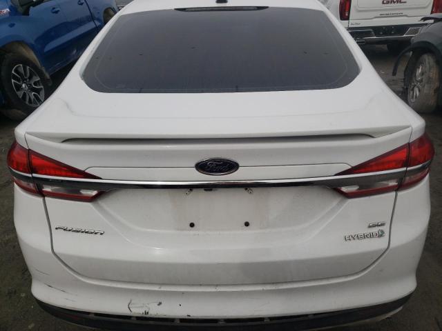 3FA6P0LU7JR161960 Ford Fusion Se Hybrid