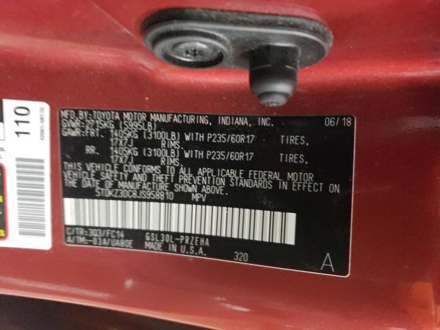 2018 TOYOTA SIENNA LE - 5TDKZ3DC8JS958810