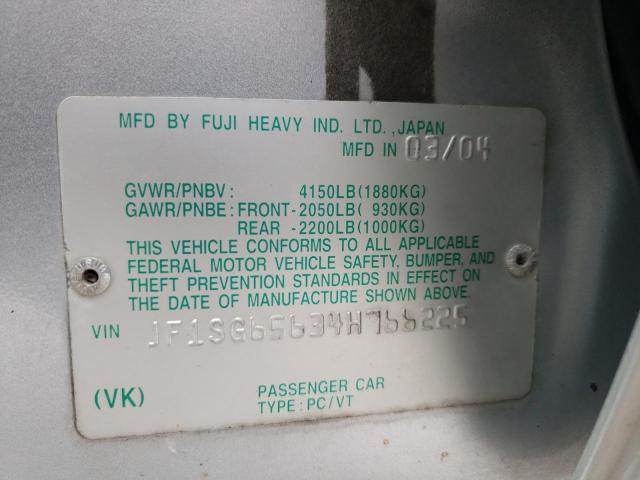 JF1SG65634H766225 Subaru Forester 2.5xs