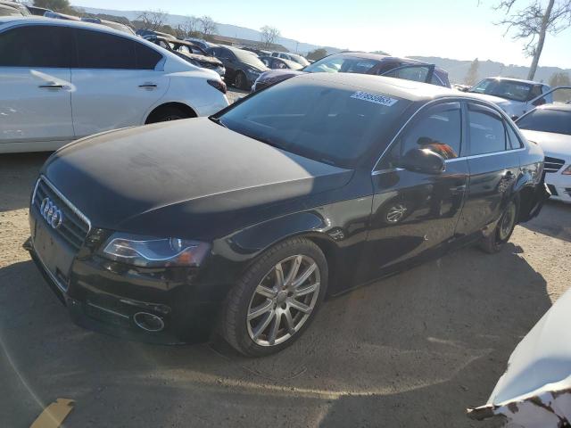 Salvage cars for sale from Copart San Martin, CA: 2010 Audi A4 Premium