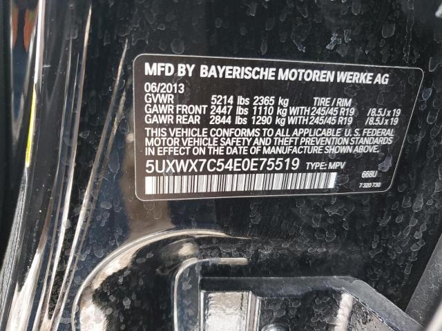5UXWX7C54E0E75519 BMW X3 Xdrive35i