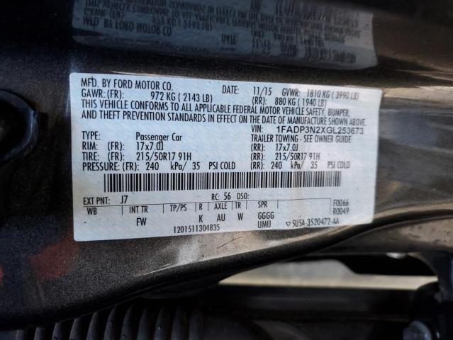 2016 FORD FOCUS TITA - 1FADP3N2XGL253673