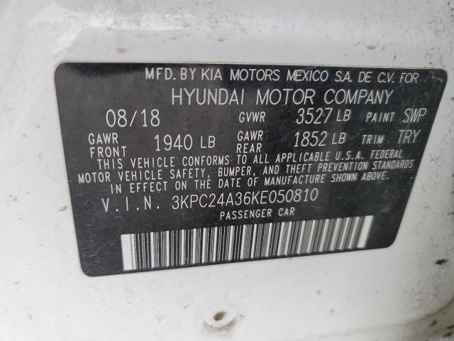 2019 HYUNDAI ACCENT SE 3KPC24A36KE050810