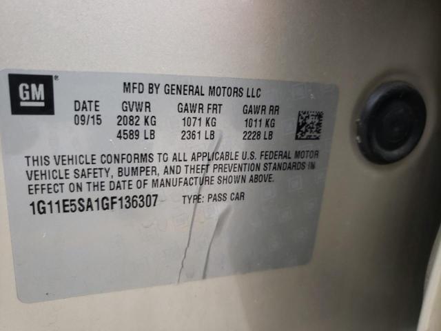 2016 CHEVROLET MALIBU LIM - 1G11E5SA1GF136307