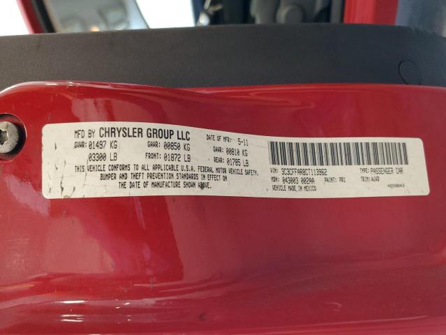 3C3CFFAR8CT113962 Fiat 500