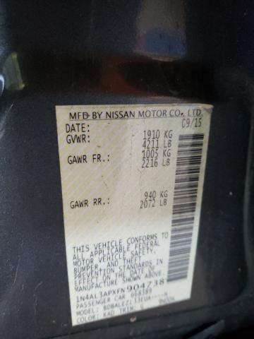 2015 NISSAN ALTIMA 2.5 1N4AL3APXFN904738