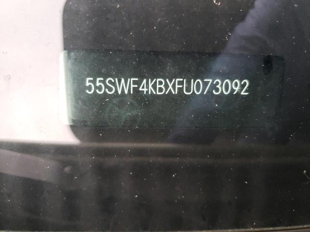 2015 MERCEDES-BENZ C 300 4MAT - 55SWF4KBXFU073092