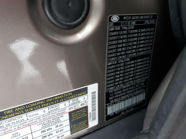 SALYB2RX9JA750445 Land Rover Range Rover Velar S