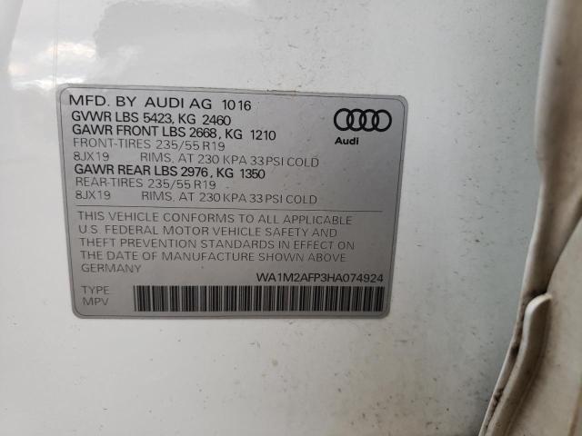 VIN WA1M2AFP3HA074924 2017 Audi Q5, Premium Plus no.13