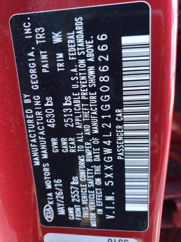 5XXGW4L21GG086266 KIA OPTIMA SX