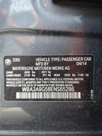 WBA3A9G58ENS65286 BMW 335 I