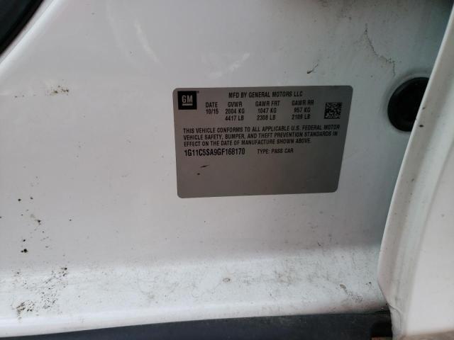 2016 CHEVROLET MALIBU LIM - 1G11C5SA9GF168170