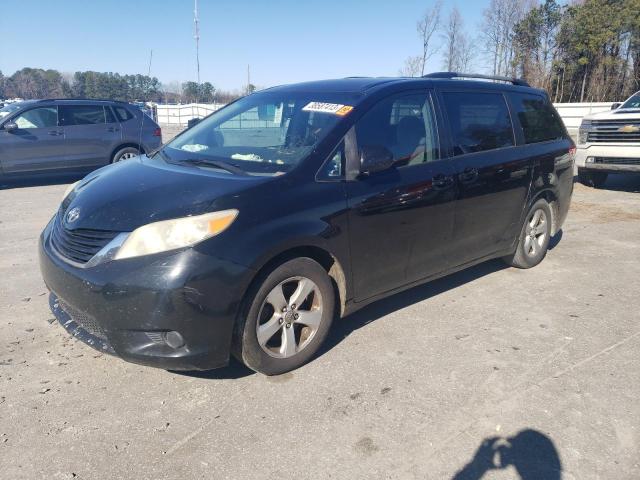 Salvage cars for sale at Dunn, NC auction: 2011 Toyota Sienna LE
