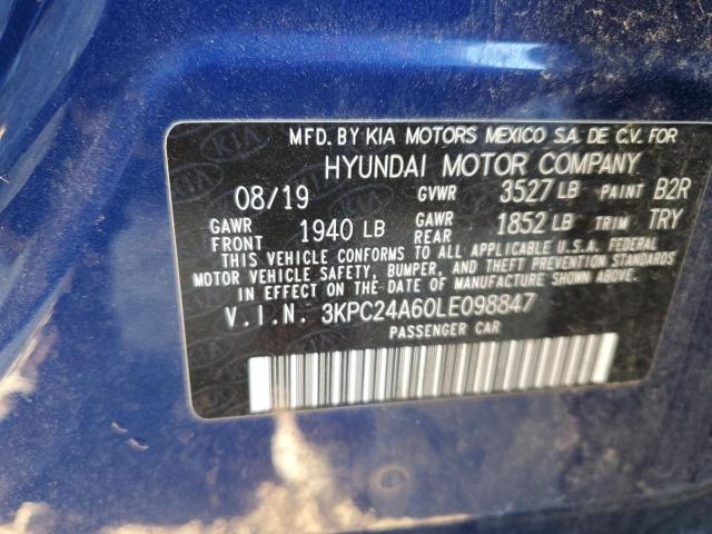 2020 HYUNDAI ACCENT SE - 3KPC24A60LE098847