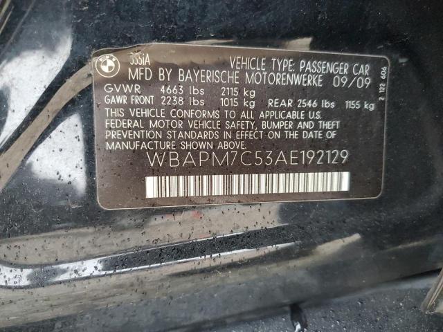 WBAPM7C53AE192129 BMW 335 I