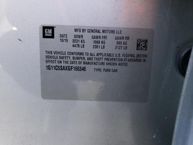 2016 CHEVROLET MALIBU LIM - 1G11C5SAXGF166346