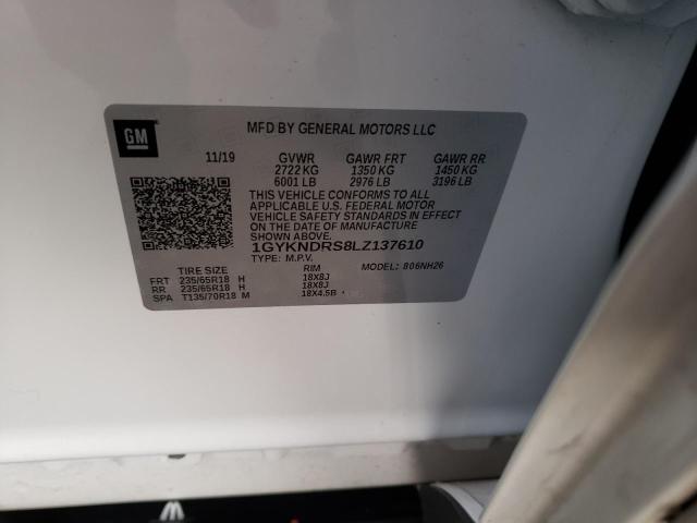 2020 CADILLAC XT5 PREMIU - 1GYKNDRS8LZ137610