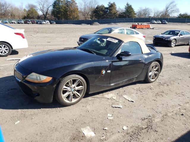 Salvage cars for sale from Copart Madisonville, TN: 2004 BMW Z4 3.0