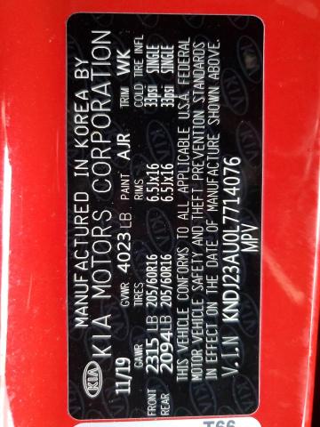 KNDJ23AU0L7714076 KIA SOUL LX