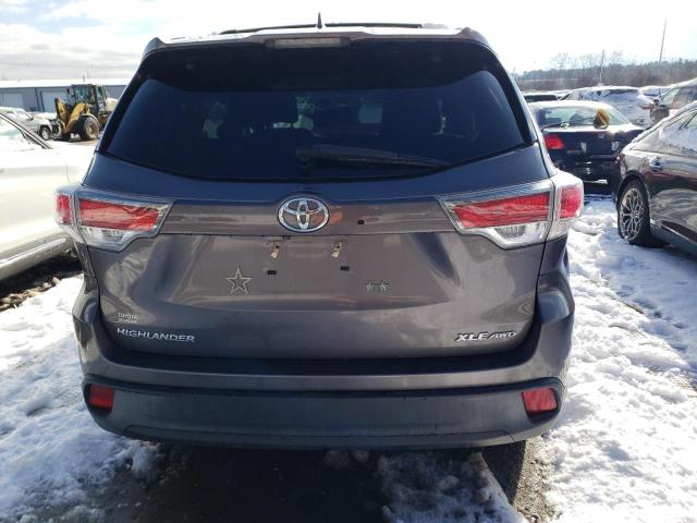 VIN 5TDJKRFH8ES027998 2014 Toyota Highlander, Xle no.6