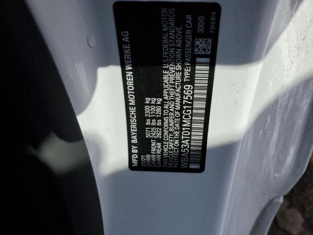 2021 BMW M440I - WBA53AT01MCG17569