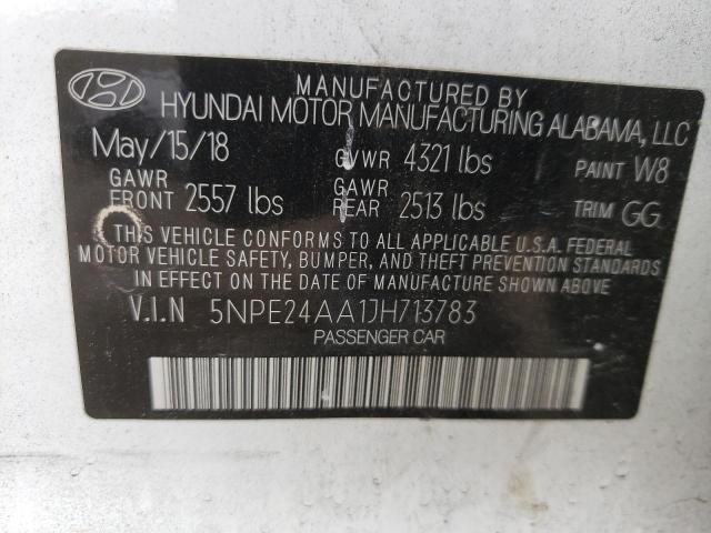 2018 HYUNDAI SONATA ECO 5NPE24AA1JH713783
