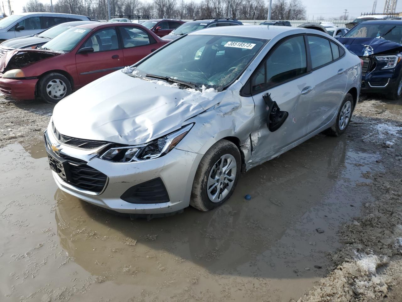 2019 Chevrolet Cruze Ls na sprzedaż w Columbus, OH - Undercarriage
