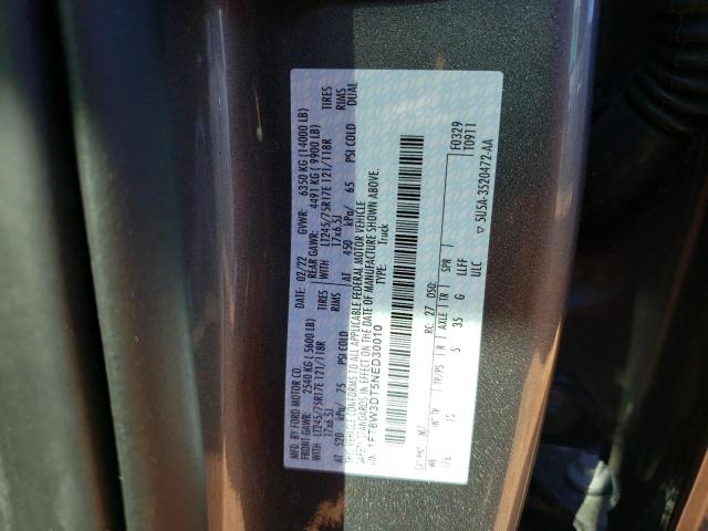 2022 FORD F350 SUPER - 1FT8W3DT5NED30010
