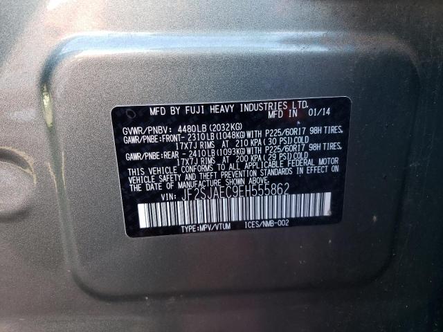JF2SJAEC9EH555862 Subaru Forester
