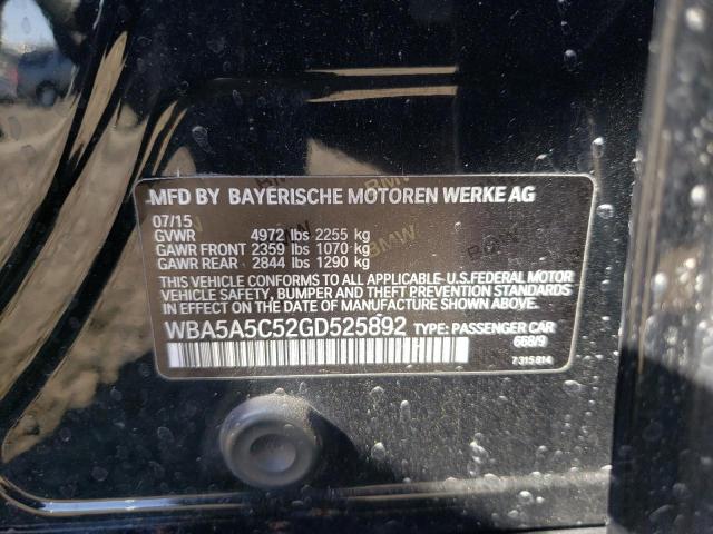 WBA5A5C52GD525892 BMW 528 I