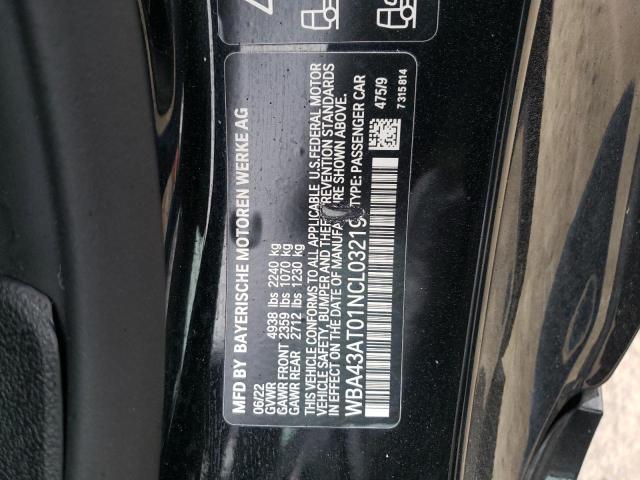 WBA43AT01NCL03219 BMW 430xi